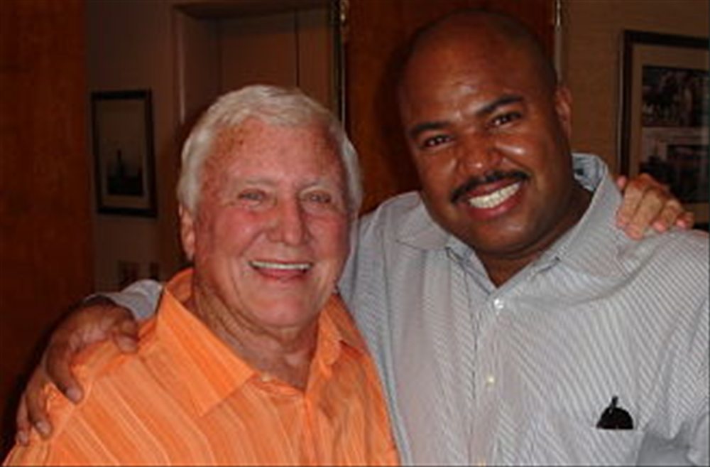 Merv Griffin with Timothy E. Parker